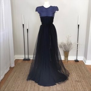 Mac Duggal Faux Snake Skin Formal Gown/Prom Dress